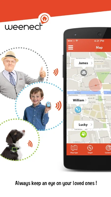 Weenect for Android - Keep Your Loved Ones Safe