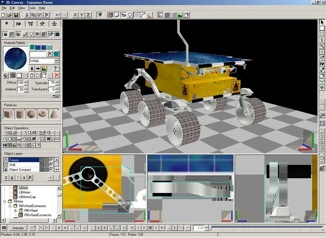 3D Canvas for Windows - A Free 3D Modeling and Animation Tool