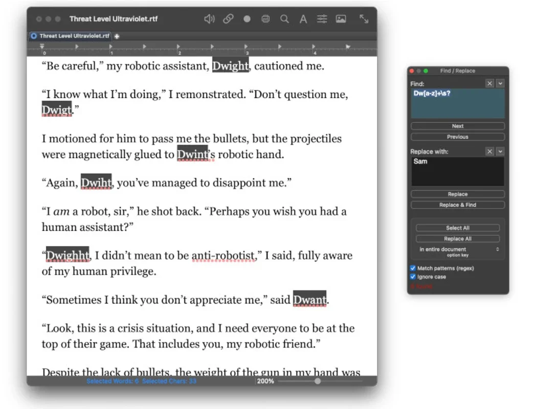 Bean for Mac: A Feature - Rich Text Processor