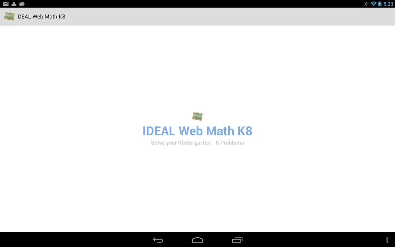 IDEAL Web Math K8 for Android - Real-Time Math Aid