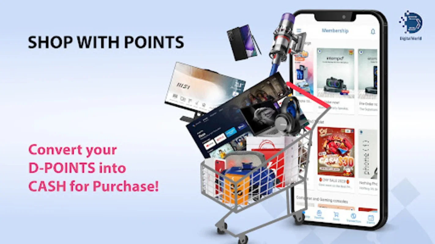 Digital World for Android: Exclusive Perks & Point Tracking