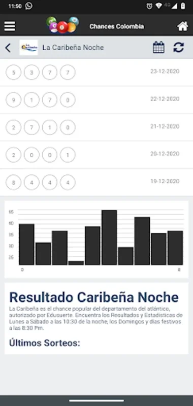 Chances Colombia for Android - Real-Time Lottery Results