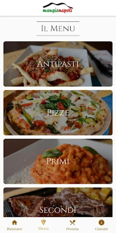 Mangianapoli for Android: Order Napoli Pizza in Rome