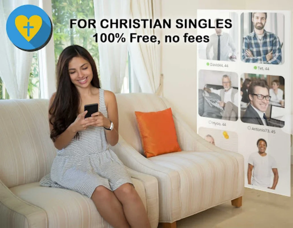 Christianical, Android Dating Chat App for Free Christian Connections