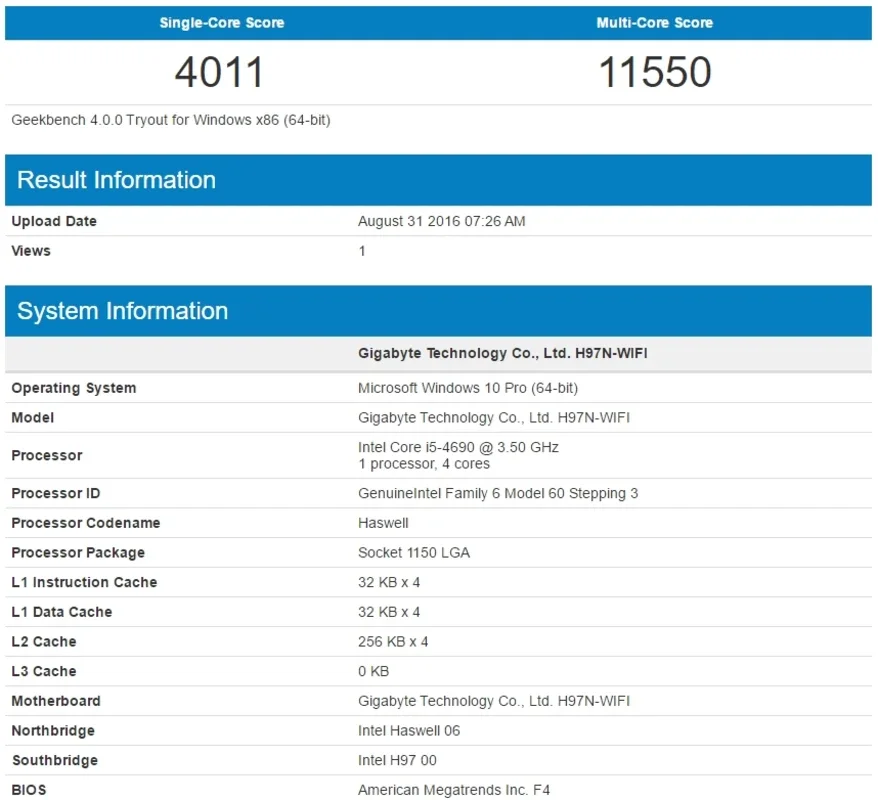 Geekbench for Windows: Perform PC Performance Tests