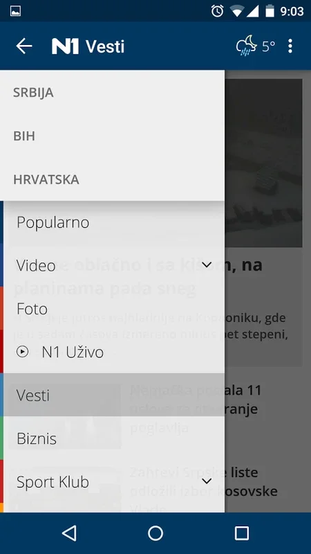 N1 info for Android - Stay Updated with Balkan News