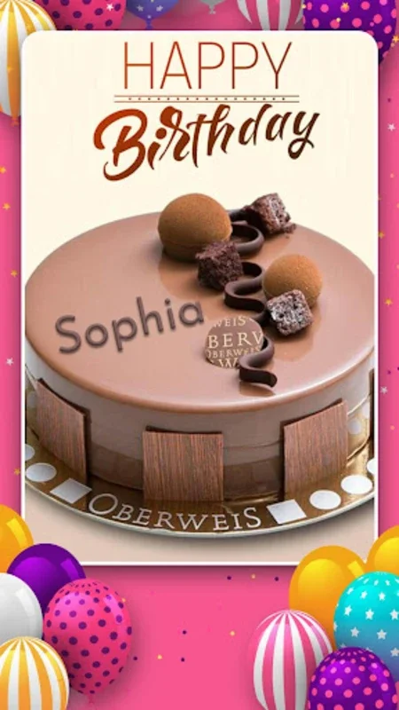 Name On Birthday Cake for Android - Customize Birthday Cakes Easily