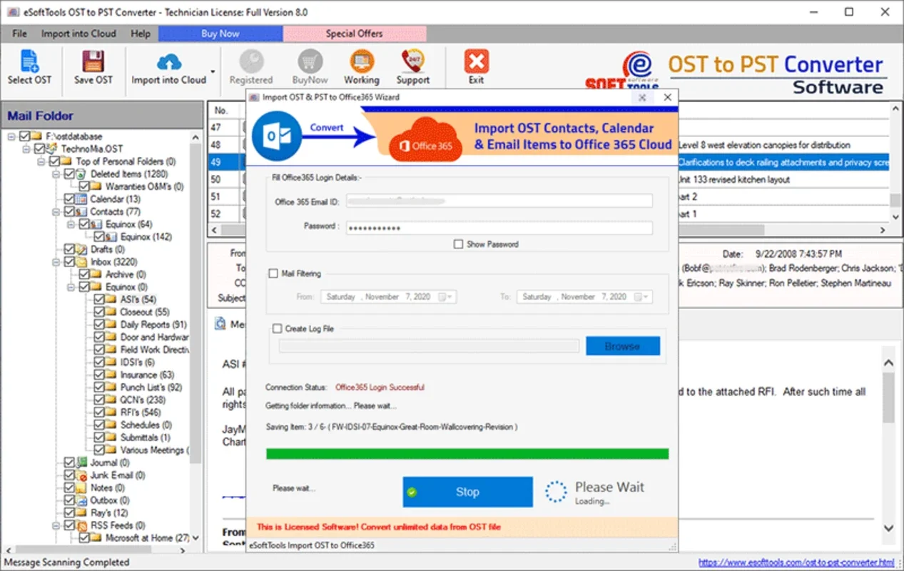 eSoftTools OST to PST Converter for Windows - Effortless Conversion