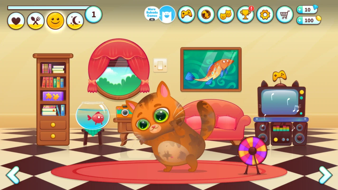 Bubbu for Android - Care for Your Virtual Cat