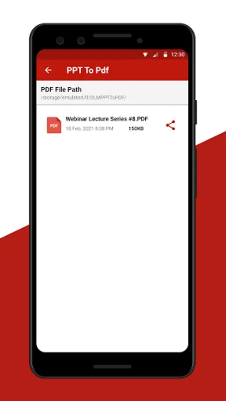 PPT to PDF Converter for Android - Streamlined Conversion