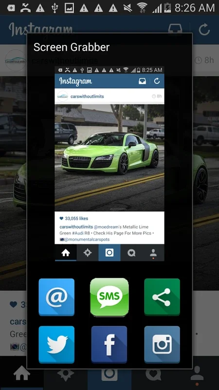 Screen Grabber for Android - Share Screenshots Instantly