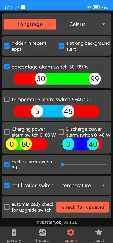 mybatteryOK for Android - Optimize Battery Usage