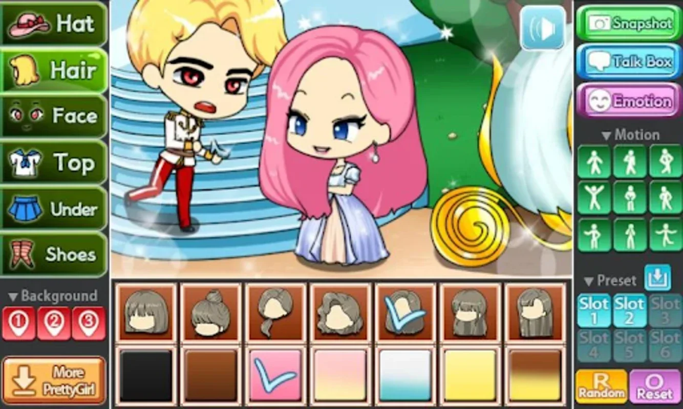 Pretty Girl's Cinderella Style for Android: Magical Fashion