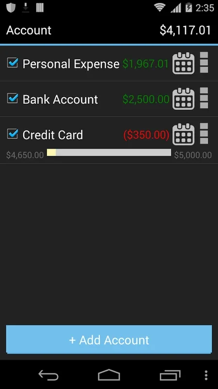 My Wallet for Android - Manage Your Finances