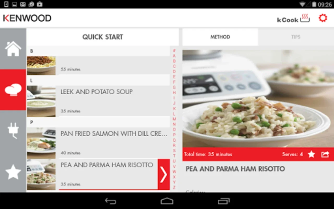 Kenwood International Recipe for Android: Explore Global Cuisine