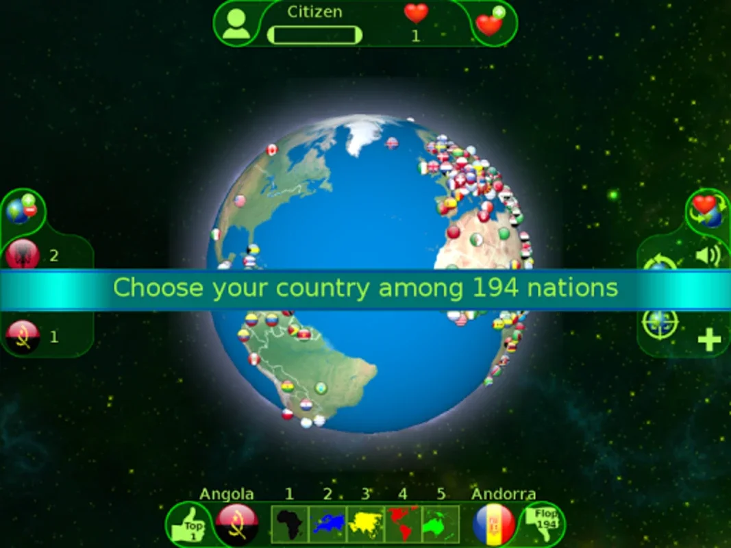 Nations Clash for Android - Boost Your Country's Rank