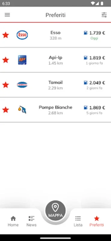 Pieno+ for Android: Find Affordable Fuel Stations