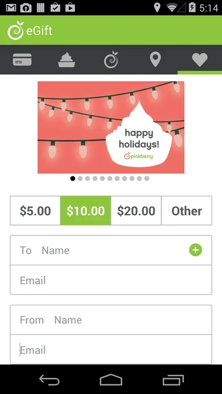 Pinkberry for Android: Rewards and Convenience