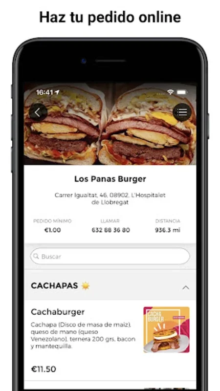 Los Panas for Android - Convenient Burger & Beverage Delivery