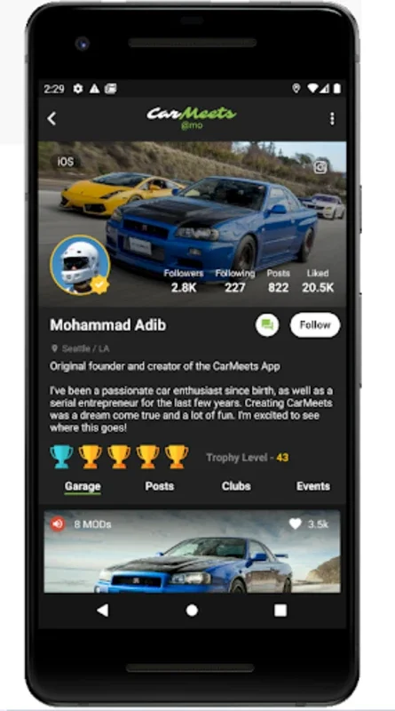 CarMeets - The Ultimate Car En for Android: Connect & Explore