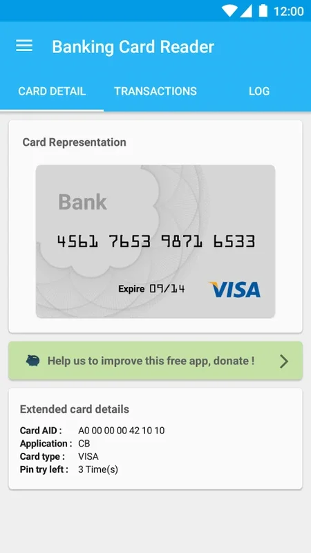 Credit Card Reader for Android - Secure NFC Tool