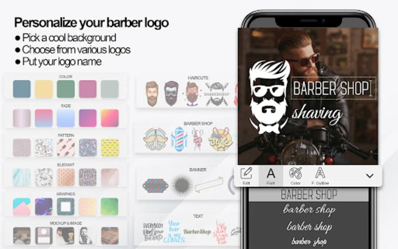 Barber Shop Logo for Android - Download the APK from AppHuts