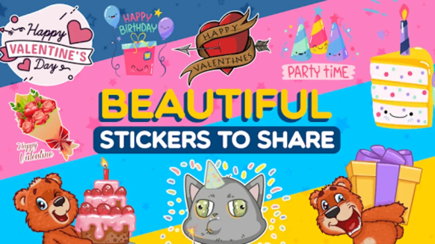 Stickers Happy Birthday for Android - Send Unique Birthday Wishes