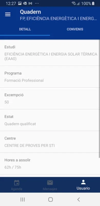 qBID - Empresa for Android: Centralized Vocational Training