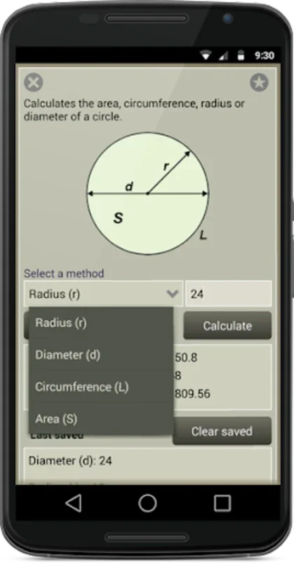 Fast Circle Calculator for Android: Effortless Circle Calculations