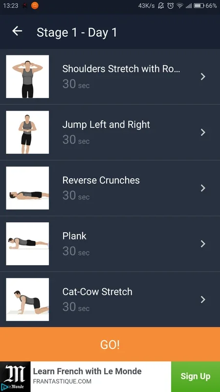 ManFIT - Android App for Home Workouts