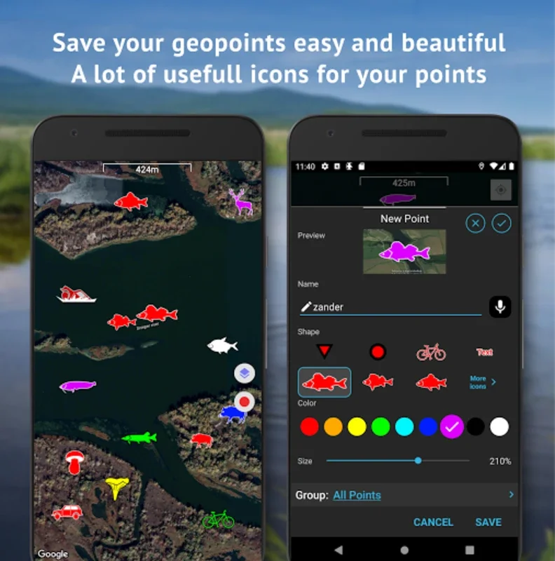 Fisherman Navigator for Android - Unbeatable Outdoor Navigation