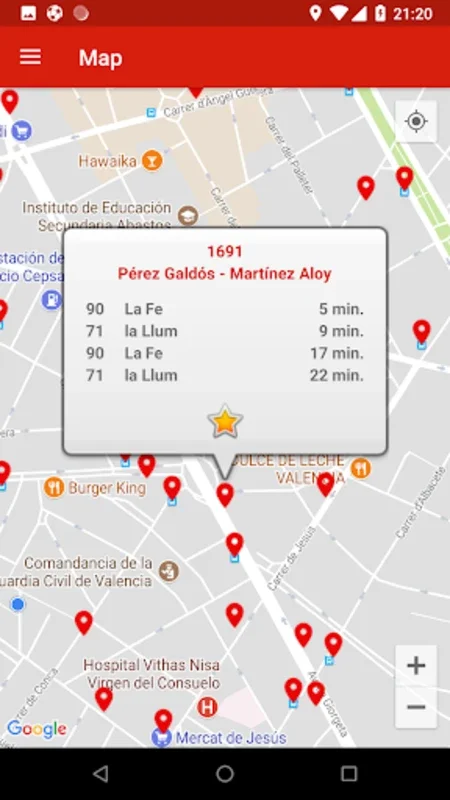 ValenBus: bus in Valencia for Android - Efficient Transit App