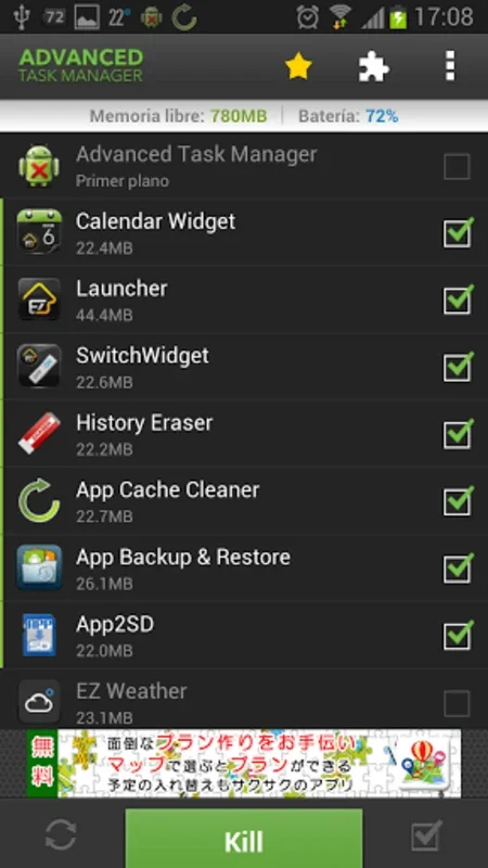 Advanced Task Manager - Killer for Android: Optimize Your Phone's Performance