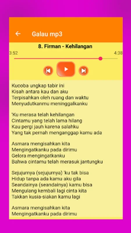 Kumpulan Lagu Galau Offline for Android - Emotional Song Hub