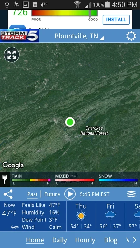 StormTrack 5 for Android: Comprehensive Weather App