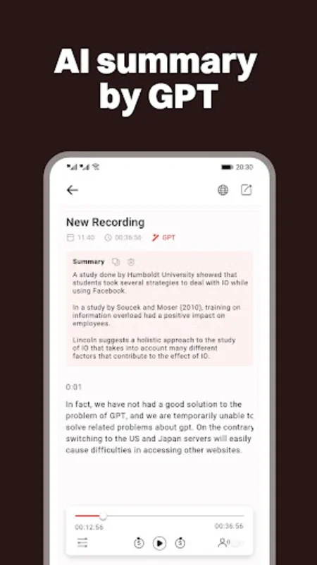 Transcribe Voice Meeting Notes for Android: Efficient Audio Transcription