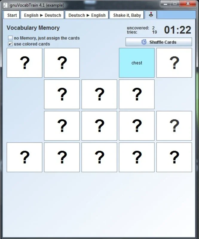 GNUVocabTrain for Windows: Master English & German Vocabulary