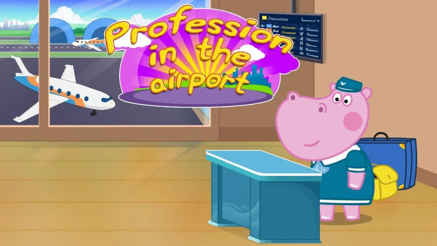 Hippo: Airport Profession for Android - Fun for Kids