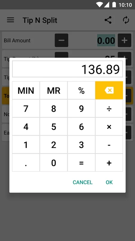 Tip N Split for Android - Manage Dining Finances Easily