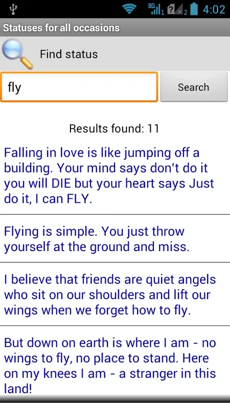 Statuses for all occasions for Android - Enhance Your Social Media