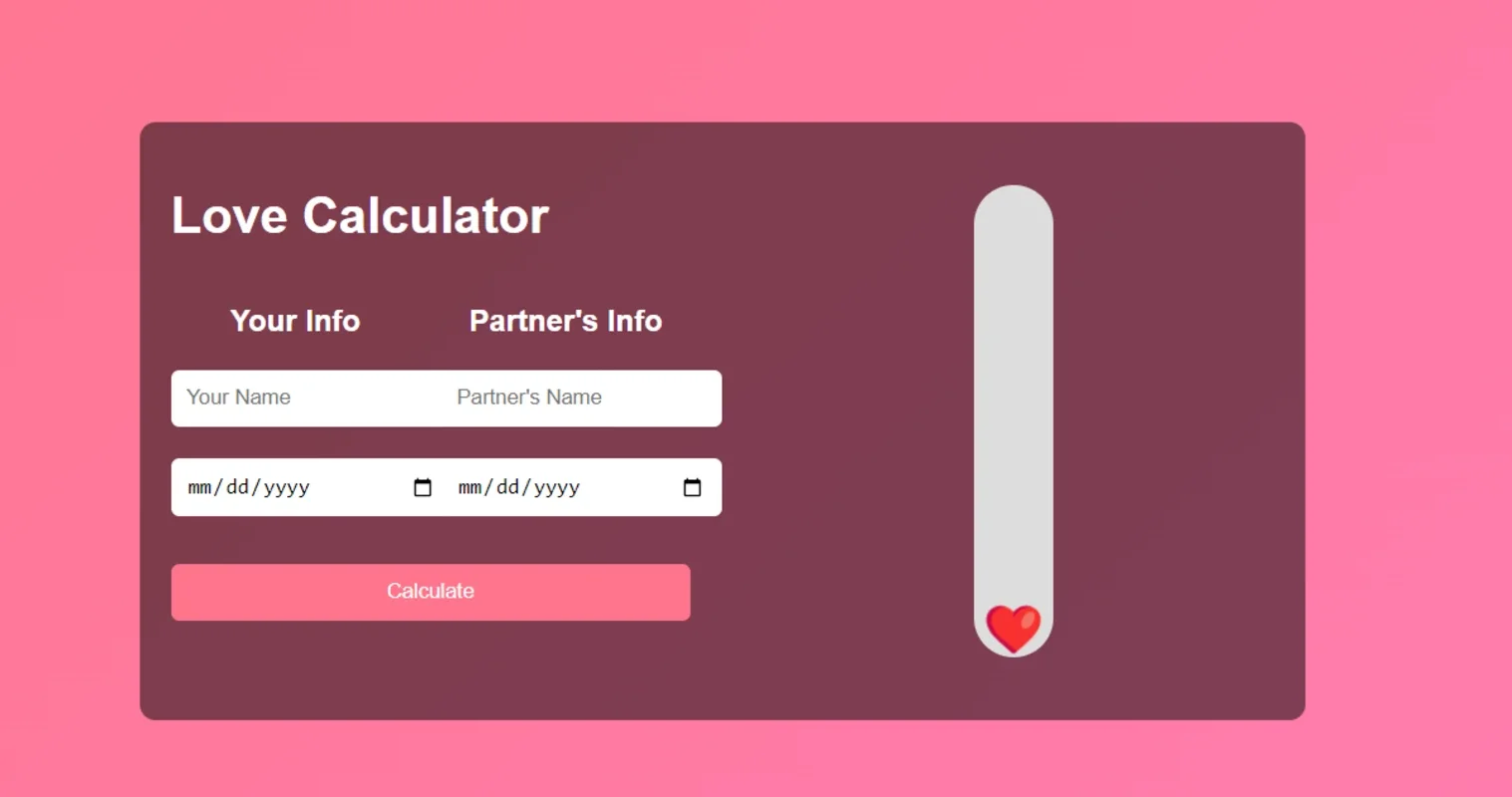 Love Calculator for Android - Explore Compatibility