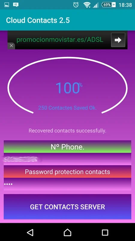 Cloud Contacts 2.5 for Android - Secure Contact Backup