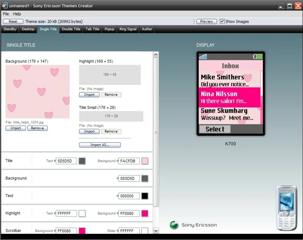 Sony Ericsson Themes Creator for Windows: Customize Your Mobile