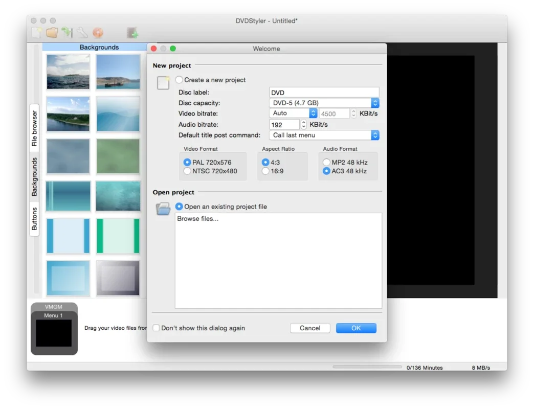 DVDStyler for Mac - Create Custom DVD Menus