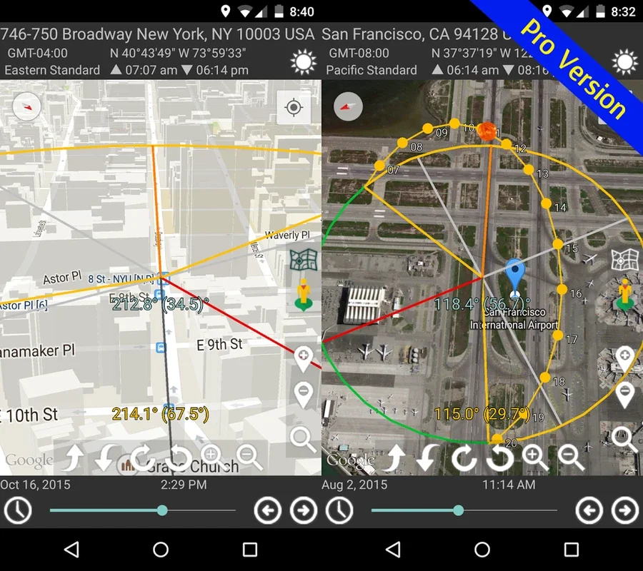 Living in the Sun - Free for Android: Predict Sun & Moon Positions