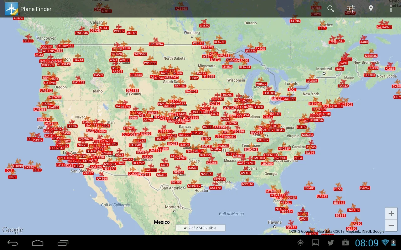 Plane Finder Free for Android - Real-Time Flight Tracking