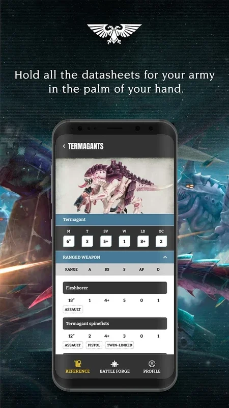 Warhammer 40,000: The App for Android - Your Digital Companion for Tabletop Warfare