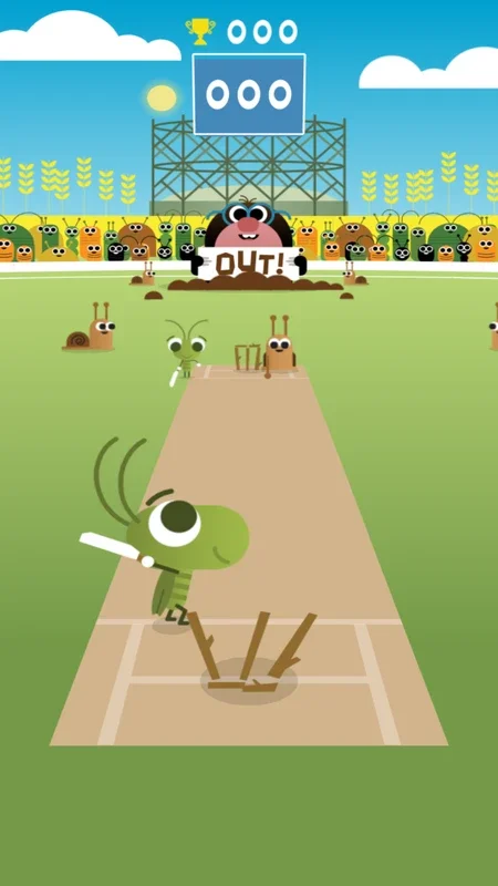 Cricket Doodle Game for Android - Fun Cricket Experience