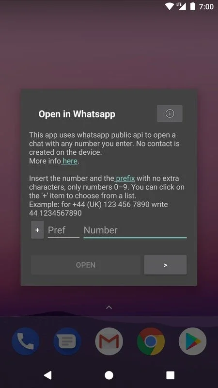 Open in WhatsApp for Android - Seamless Messaging