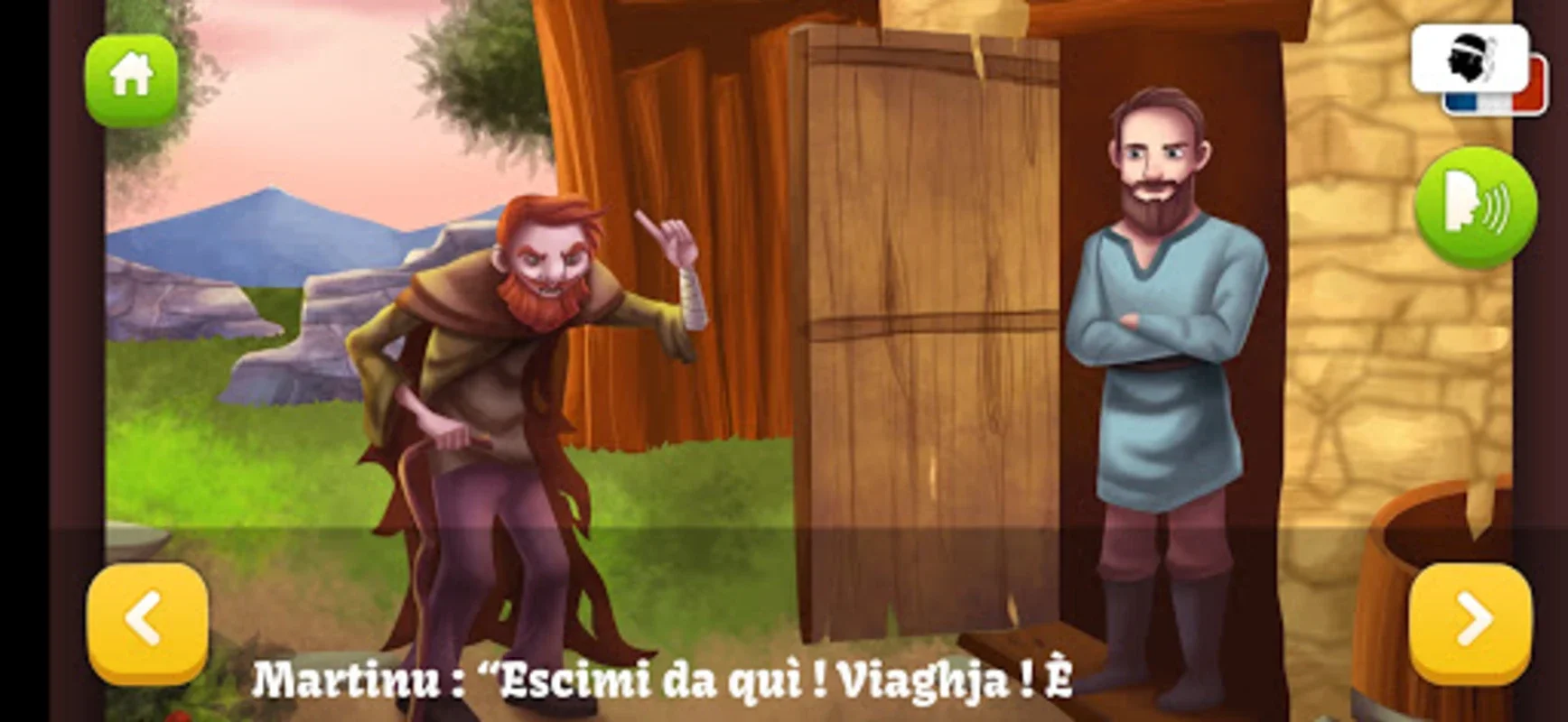 Contes en langue corse for Android - Immerse in Trilingual Tales